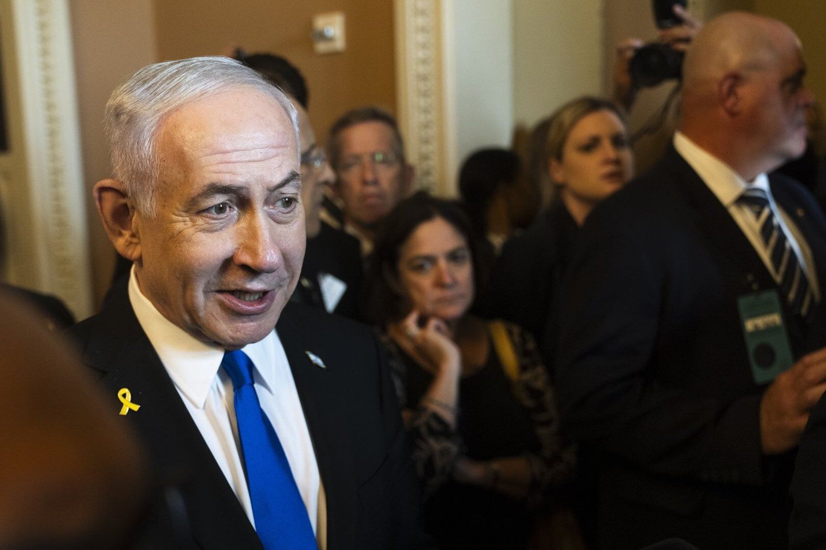 Another key ally quits Netanyahu's governing coalition in a major blow to Israel's leader